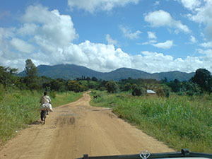 The road to Ifakara Tanzania